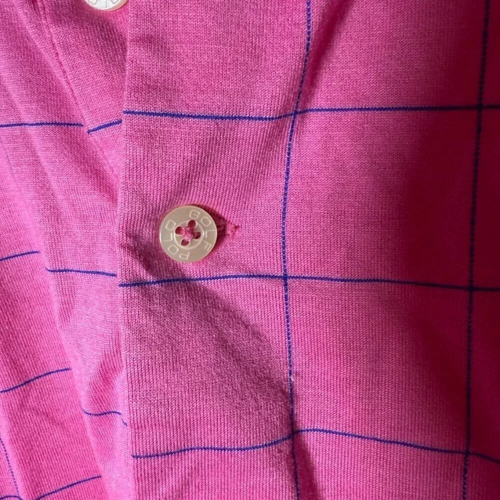 Polo Ralph Lauren Polo Golf Men's Vibrant Pink Polo Short Sleeve Shirt Sz XXL